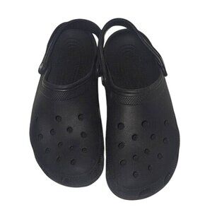 CROCS Mens Black Classic Clogs 12 lightweight comfort athleisure‎